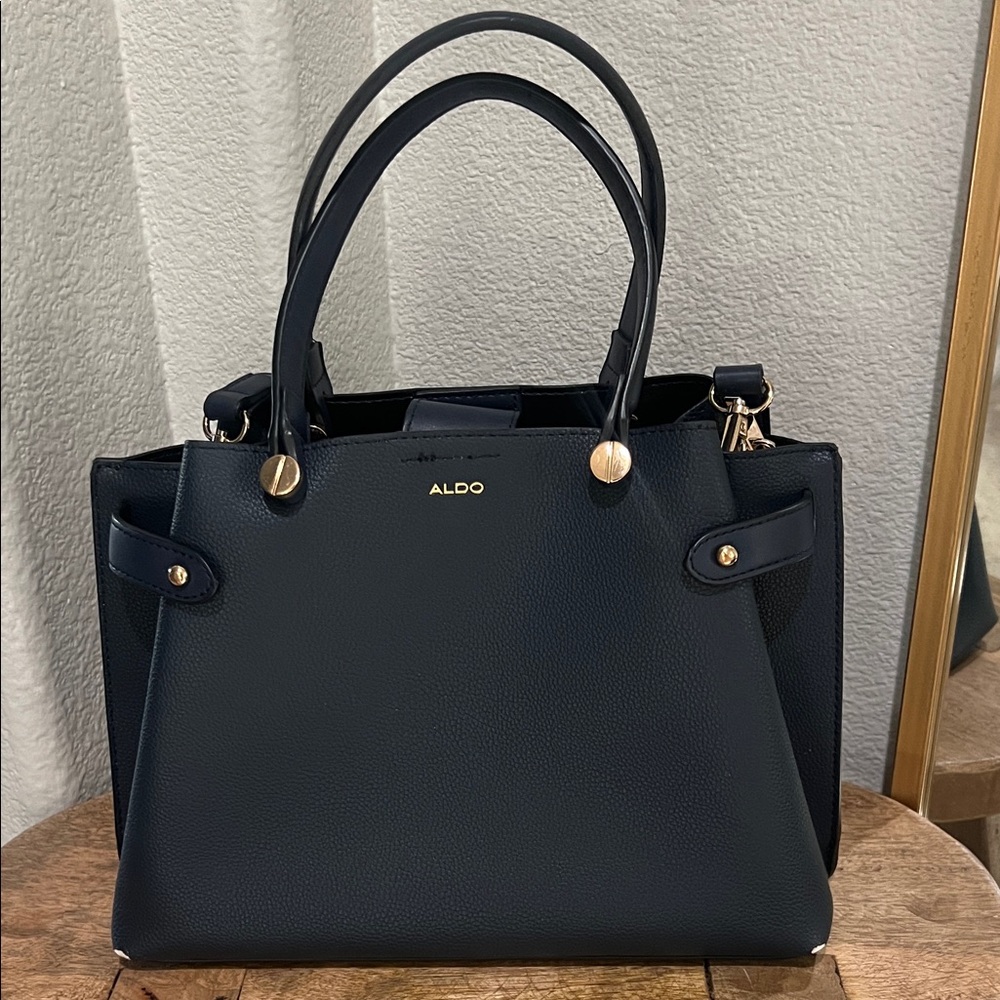 Aldo Navy Blue Women's Satchel